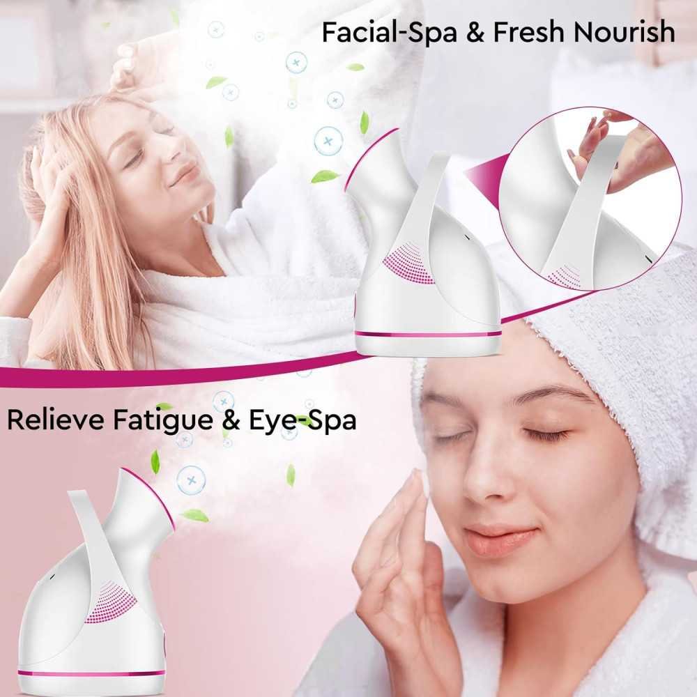 Nano Ionic Face Steamer & Stainless Steel Skin Kit for a Spa-Worthy | TekChoice Electronics