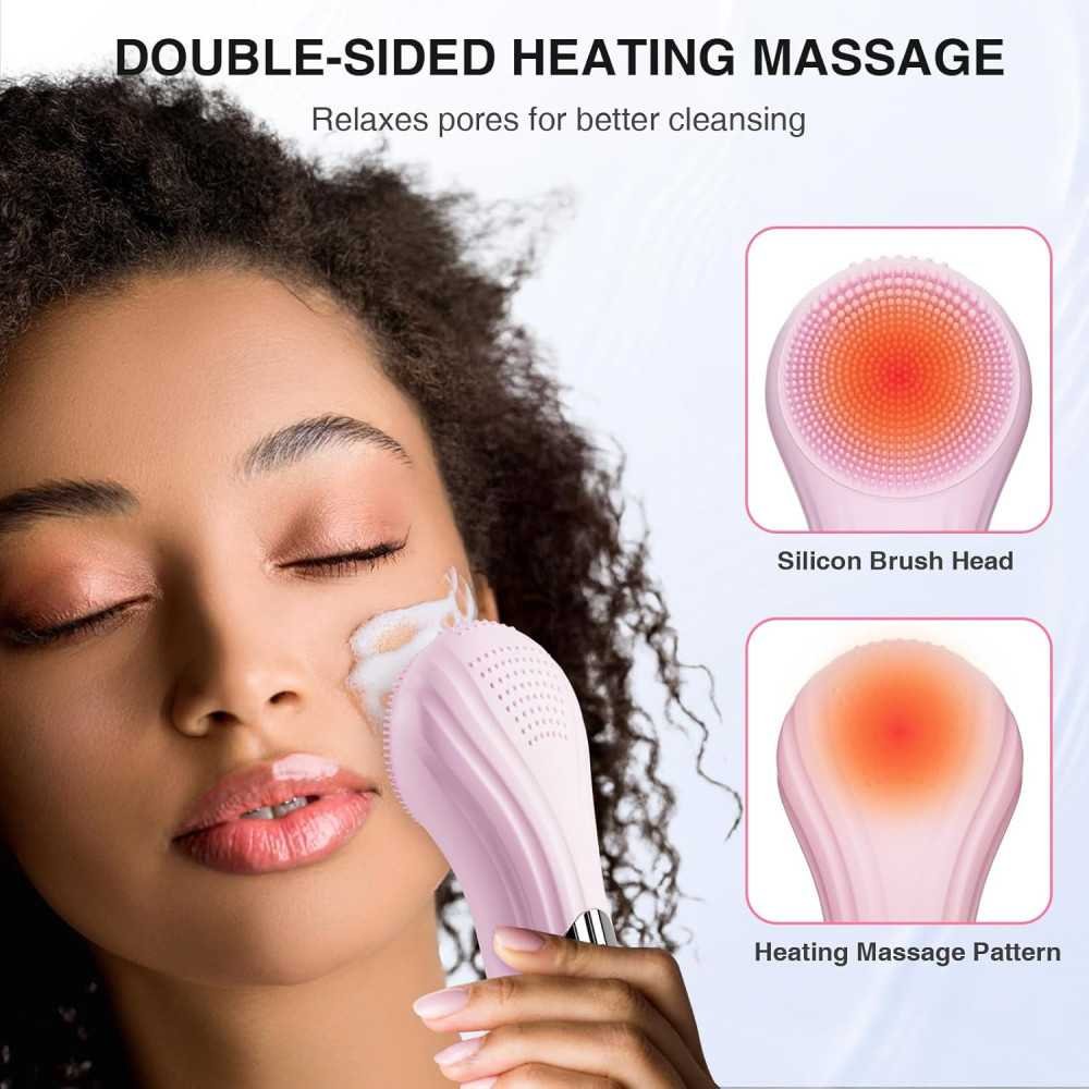 5-in-1 Silicone Facial Scrubber for a Deep, Revitalizing Cleanse | TekChoice Electronics