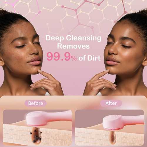 Rechargeable Facial Scrubber for Deep Pore Cleansing and Exfoliation | TekChoice Electronics