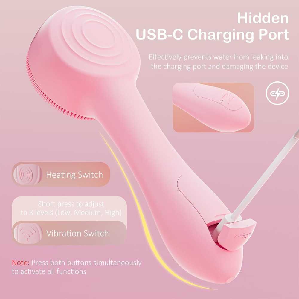 Rechargeable Facial Scrubber for Deep Pore Cleansing and Exfoliation | TekChoice Electronics