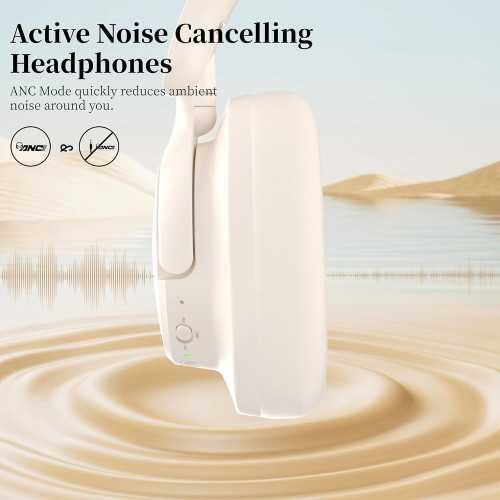 Noise Cancelling Over-Ear Bluetooth Headphones