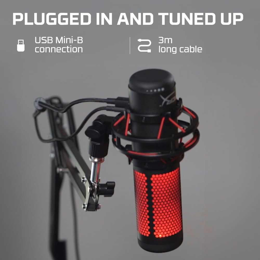 QuadCast USB Condenser Microphone - Perfect for Podcasts, Twitch, YouTube, and Discord | TekChoice Electronics