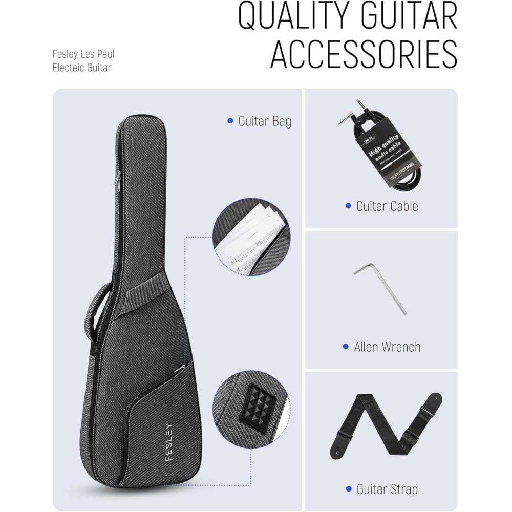 39 inch LP Electric Guitar Starter Kit | TekChoice Electronics