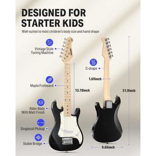 30 Inch Kids Electric Guitar Starter Kit | TekChoice Electronics