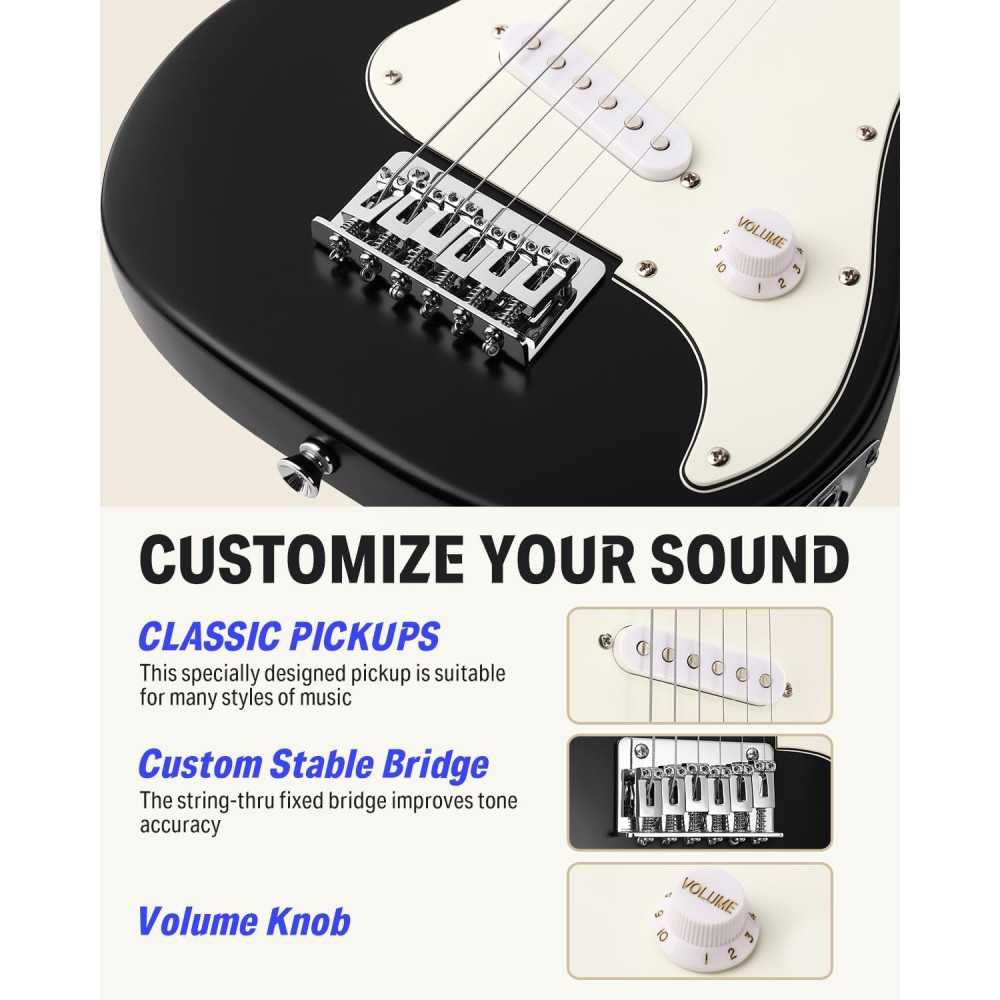 30 Inch Kids Electric Guitar Starter Kit | TekChoice Electronics