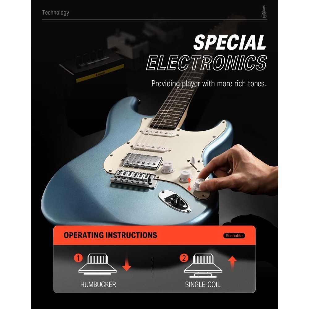 DST-152 39 inch Electric Guitar Starter Kit | TekChoice Electronics