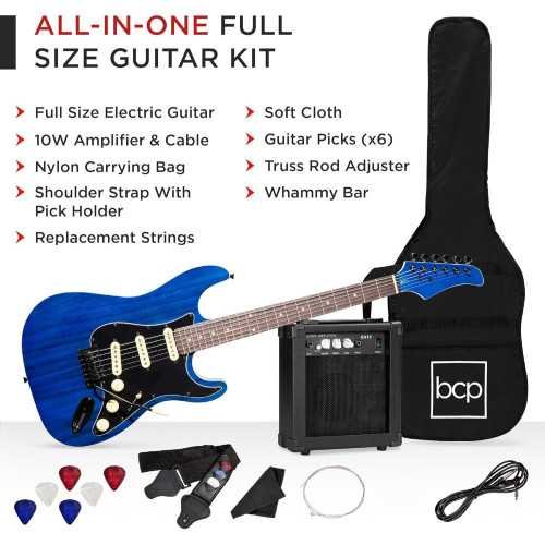 39 inch Full Size Electric Guitar Starter Kit | TekChoice Electronics