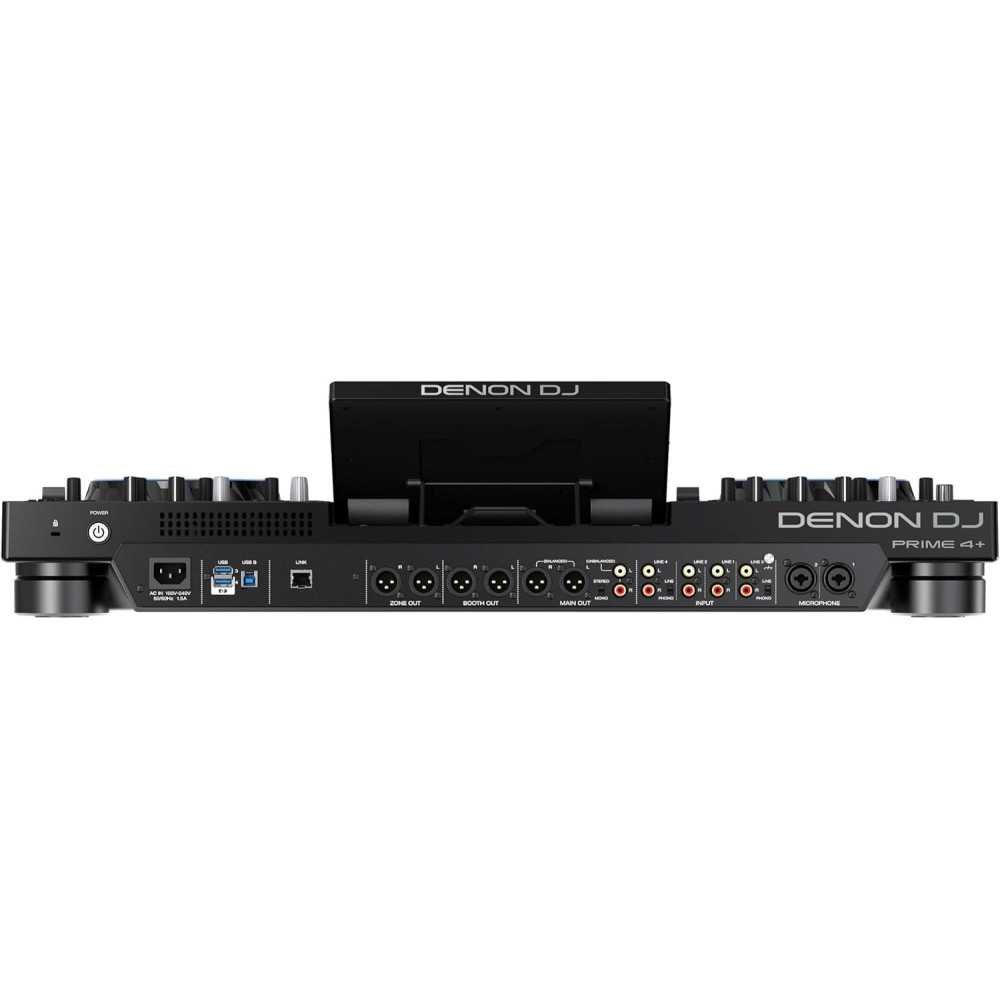 DJ PRIME 4+ Controller with Stem Separation on 4 Decks, Wi-Fi Streaming, Drop Sampler Mixer, 10.1 inch Touchscreen | TekChoice Electronics