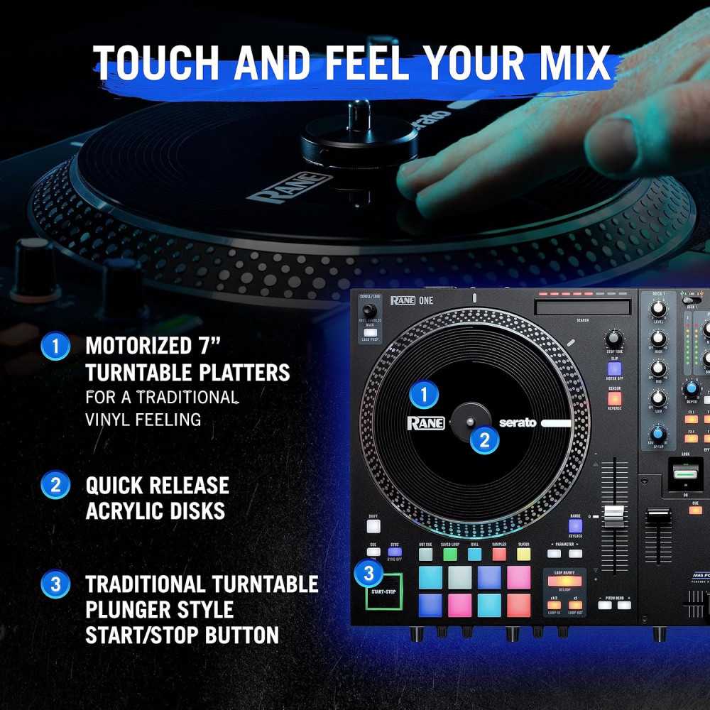 Serato DJ Controller with Motorized Platters and Pro Mixer | TekChoice Electronics