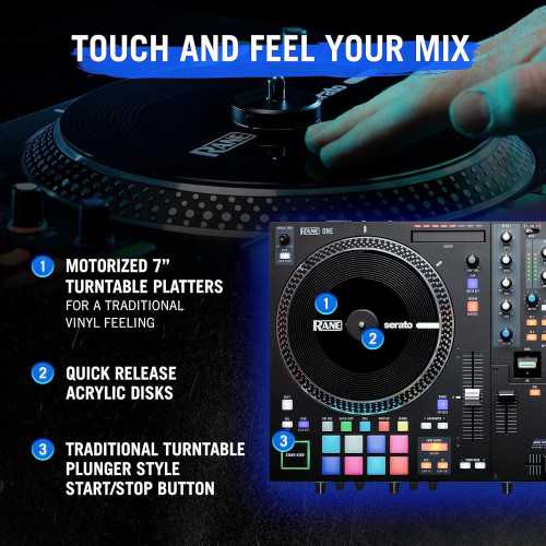 Serato DJ Controller with Motorized Platters and Pro Mixer | TekChoice Electronics