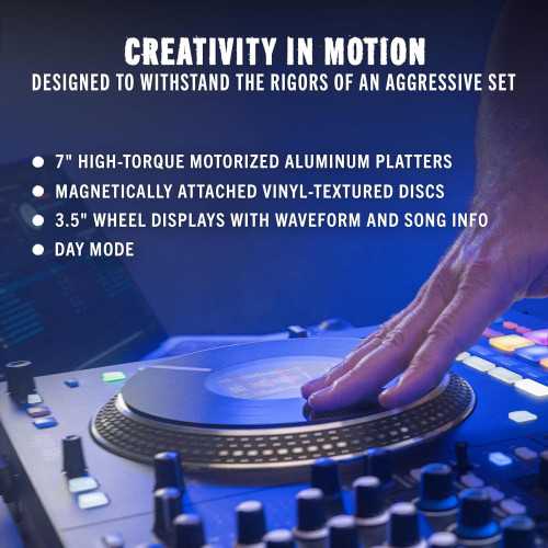 4-Channel Motorized DJ Controller with Advanced Features and Serato DJ Pro Integration | TekChoice Electronics