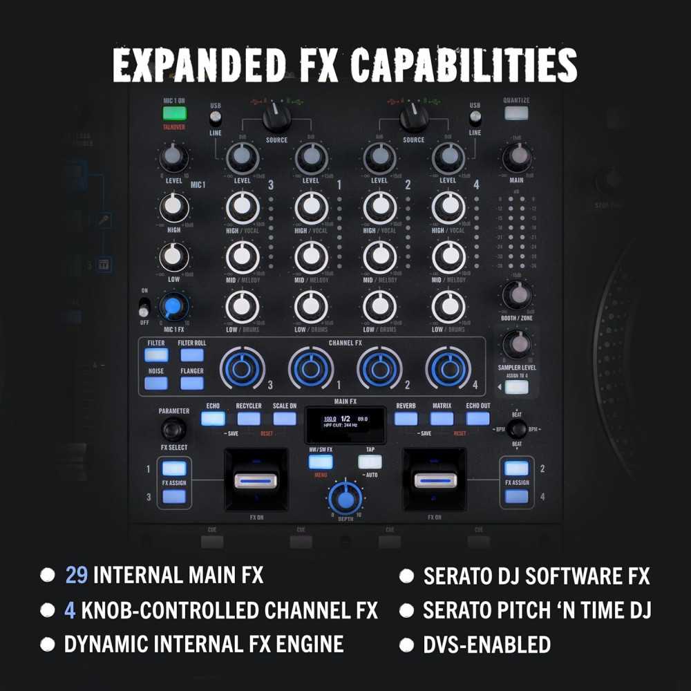 4-Channel Motorized DJ Controller with Advanced Features and Serato DJ Pro Integration | TekChoice Electronics