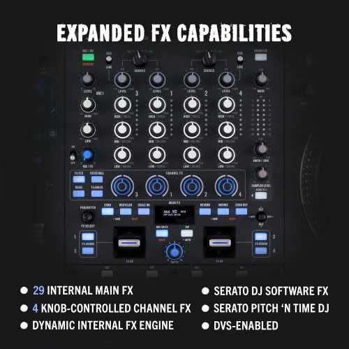 4-Channel Motorized DJ Controller with Advanced Features and Serato DJ Pro Integration | TekChoice Electronics