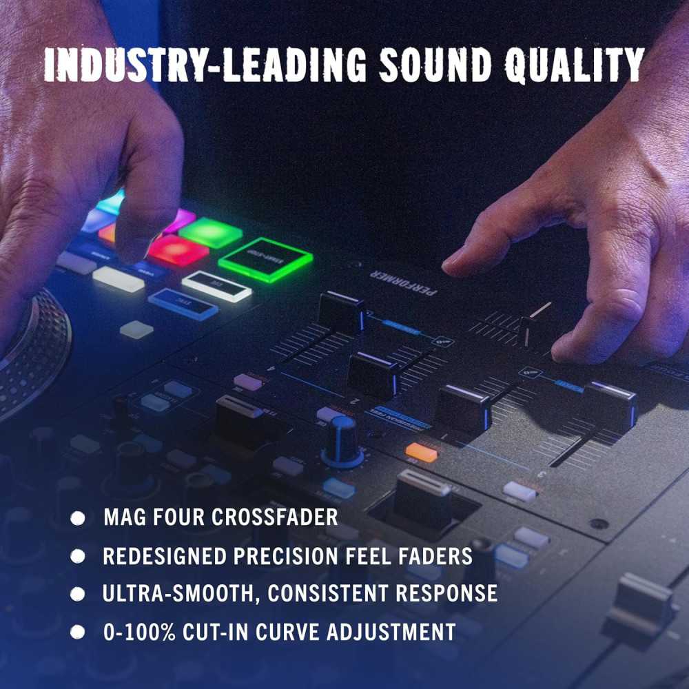 4-Channel Motorized DJ Controller with Advanced Features and Serato DJ Pro Integration | TekChoice Electronics