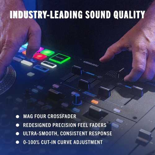 4-Channel Motorized DJ Controller with Advanced Features and Serato DJ Pro Integration | TekChoice Electronics