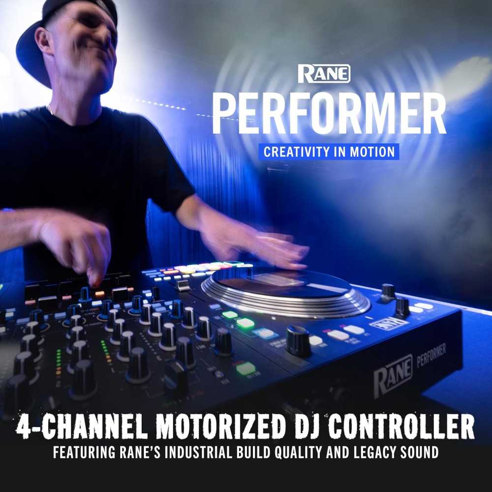 4-Channel Motorized DJ Controller with Advanced Features and Serato DJ Pro Integration | TekChoice Electronics
