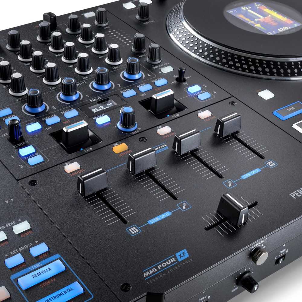 4-Channel Motorized DJ Controller with Advanced Features and Serato DJ Pro Integration | TekChoice Electronics