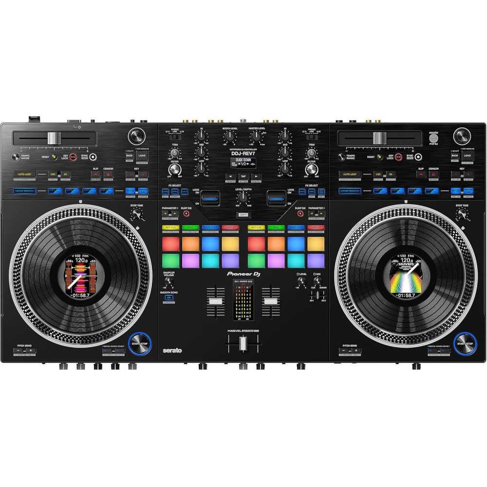 DJ PRIME 4+ Controller with Stem Separation on 4 Decks, Wi-Fi Streaming, Drop Sampler Mixer, 10.1 inch Touchscreen | TekChoice Electronics