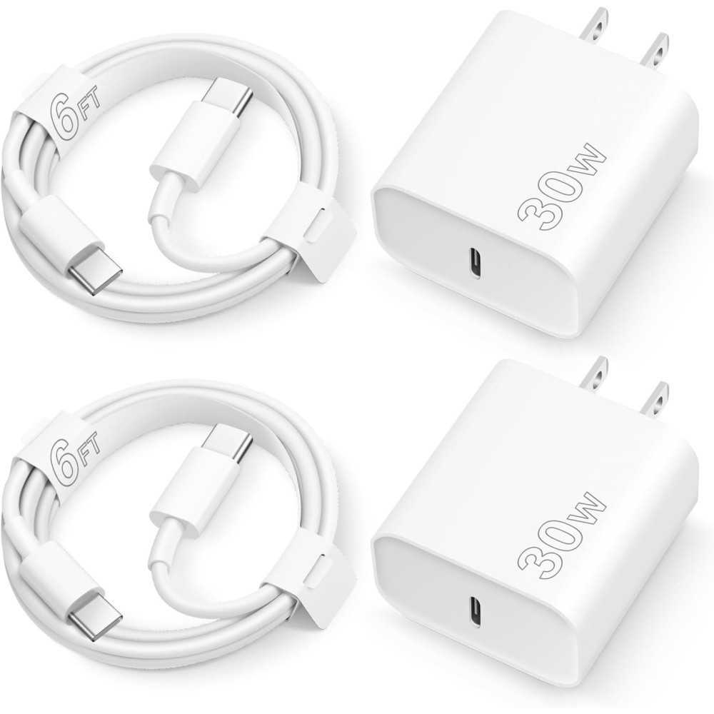 iPhone 15 / 16 Fast Charger Kit - Type C Charger and 6FT Cable Combo | TekChoice Electronics iPhone 15 / 16 Fast Charger Kit - Type C Charger and 6FT Cable Combo | TekChoice Electronics