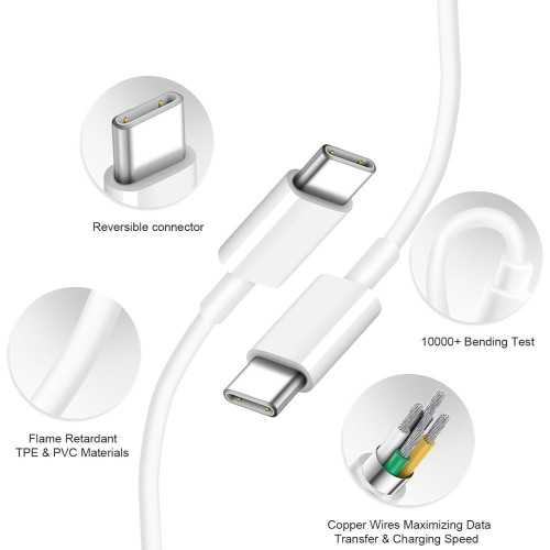 iPhone 15 / 16 Fast Charger Kit - Type C Charger and 6FT Cable Combo | TekChoice Electronics