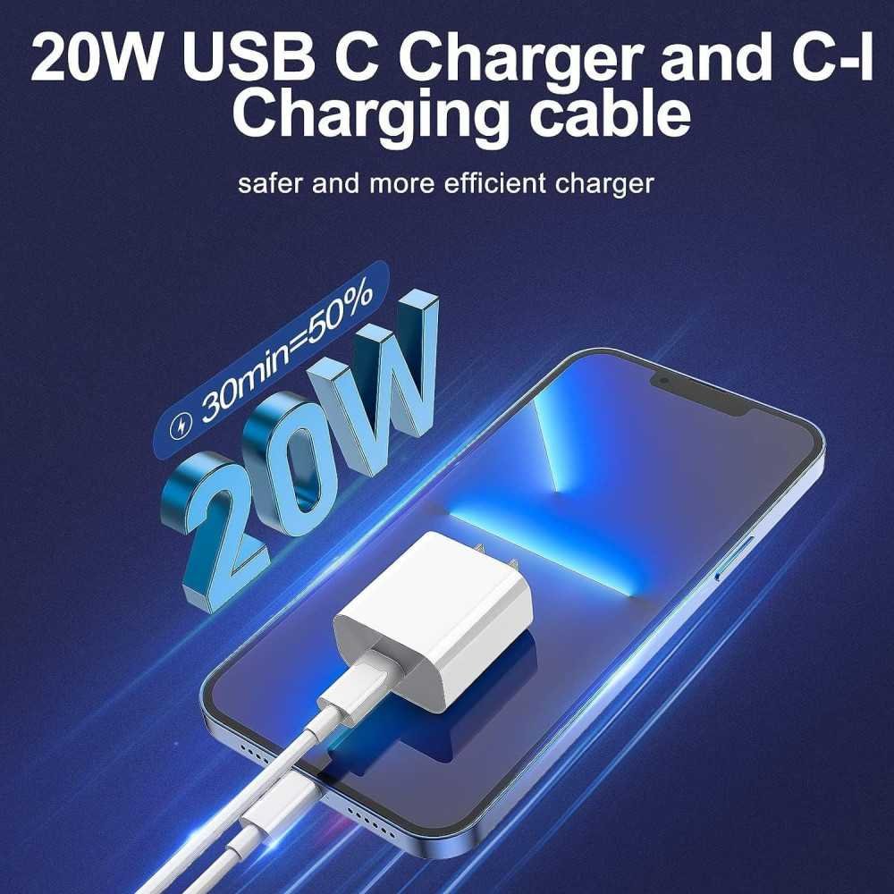 iPhone Chargers with Type C Wall Charger & Long USB C to Lightning Cables | TekChoice Electronics