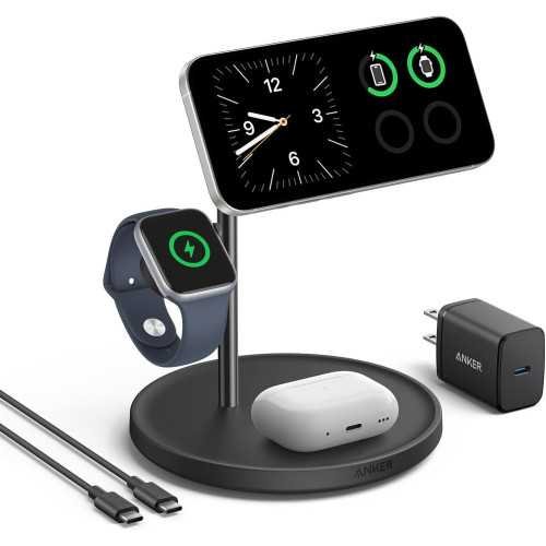 MagSafe-Compatible Wireless Charging Station for iPhone, Apple Watch, and AirPods | TekChoice Electronics
