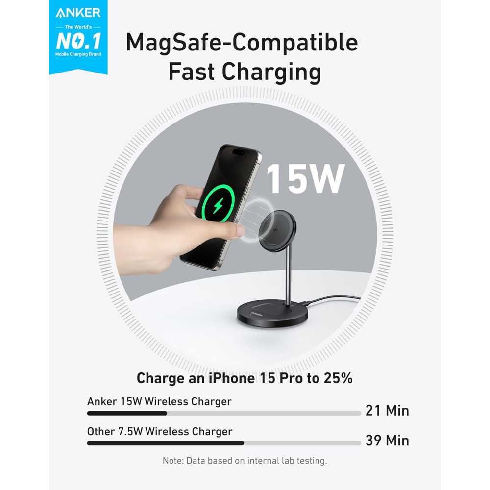 MagSafe Compatible Wireless Charging Station for iPhone 16/15/14/13/12 and AirPods Pro | TekChoice Electronics