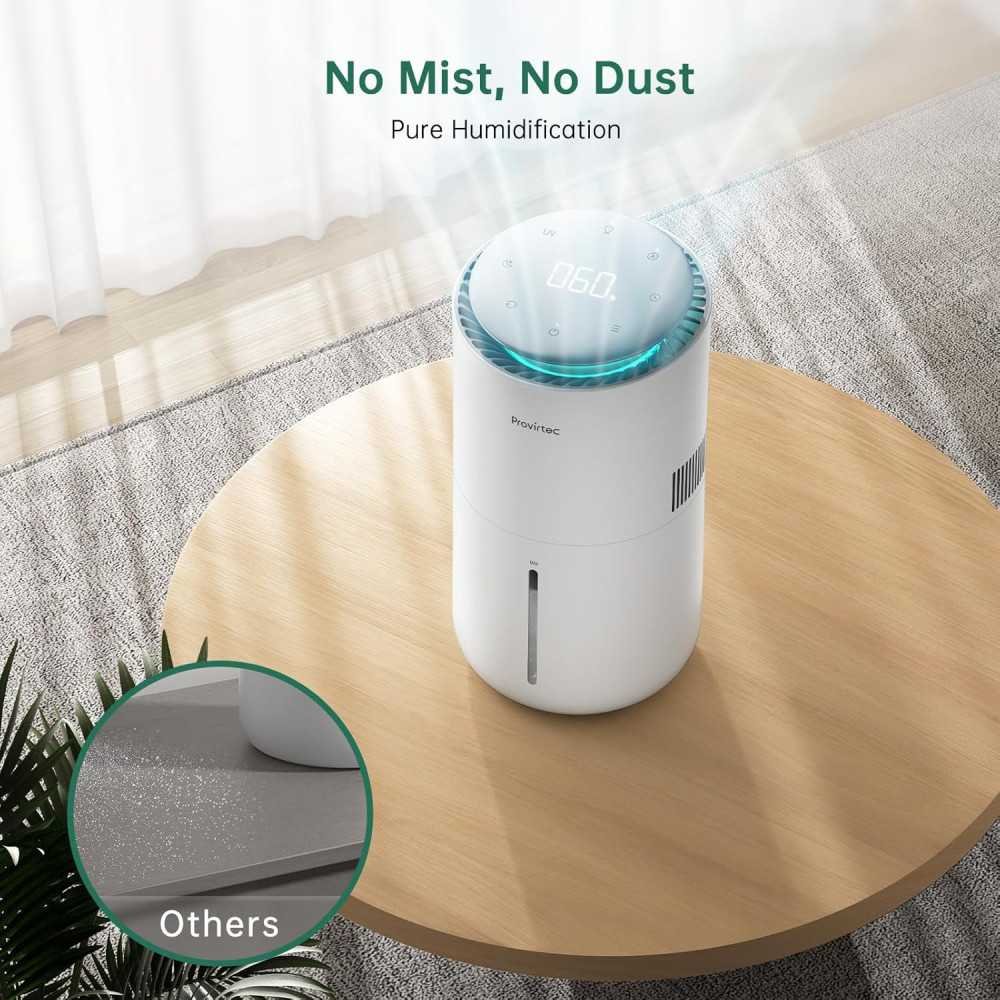 Smart Humidifier for Your Bedroom - No White Dust, App Control, and Baby-Friendly Features Included | TekChoice Electronics