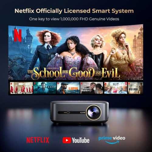 4K Projector WiFi 6, Dolby Audio, and Netflix Certified | TekChoice Electronics