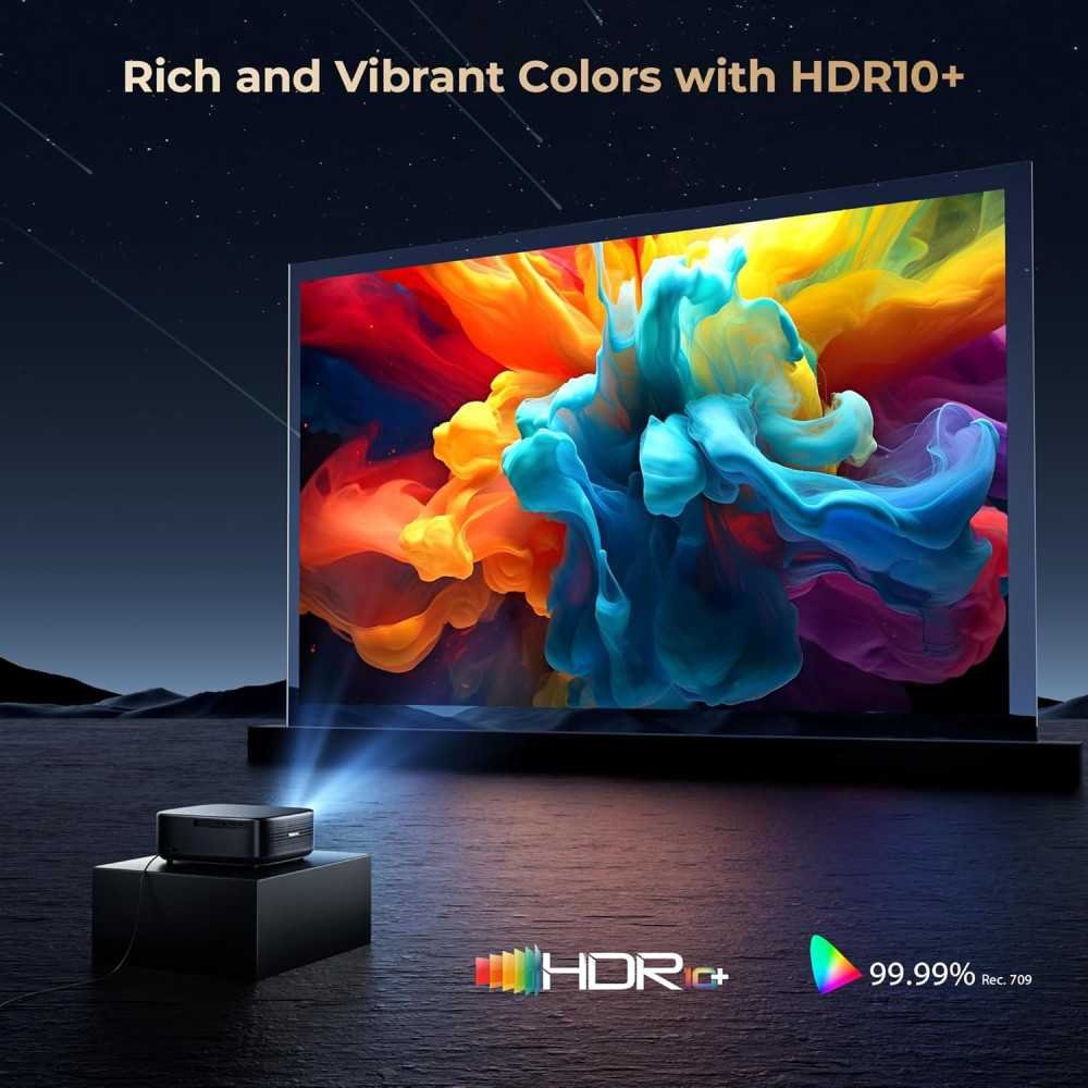 4K Projector WiFi 6, Dolby Audio, and Netflix Certified | TekChoice Electronics