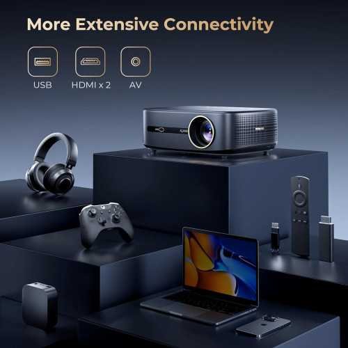 4K Projector WiFi 6, Dolby Audio, and Netflix Certified | TekChoice Electronics