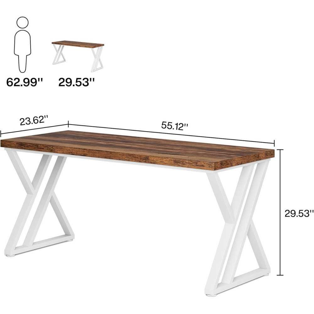 Sturdy Desk with Z-Shaped Metal Leg for Your Home Office | TekChoice Electronics