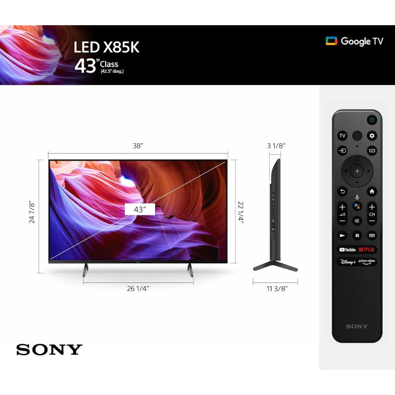 Sony KD85X85K 4K Ultra HD TV