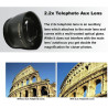 Canon EOS 2000D / Rebel T7 DSLR Camera with EF-S 18-55mm + EF 75-300mm Daul Lens