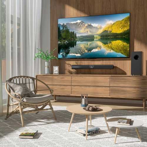 100W 24 Inch Sound Bar Featuring a 5.25 Inch Subwoofer and Multiple Connectivity Options | TekChoice Electronics