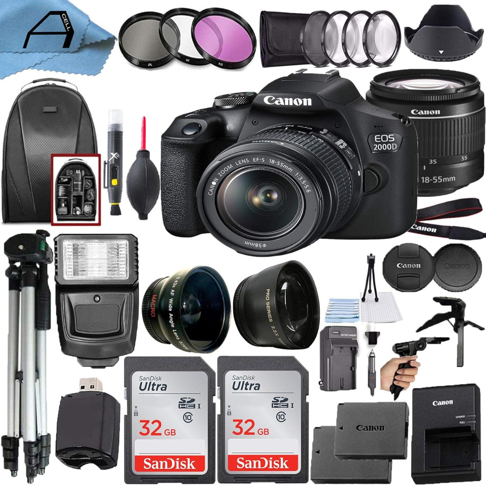 Canon EOS 2000D / Rebel T7 Digital DSLR Camera kit