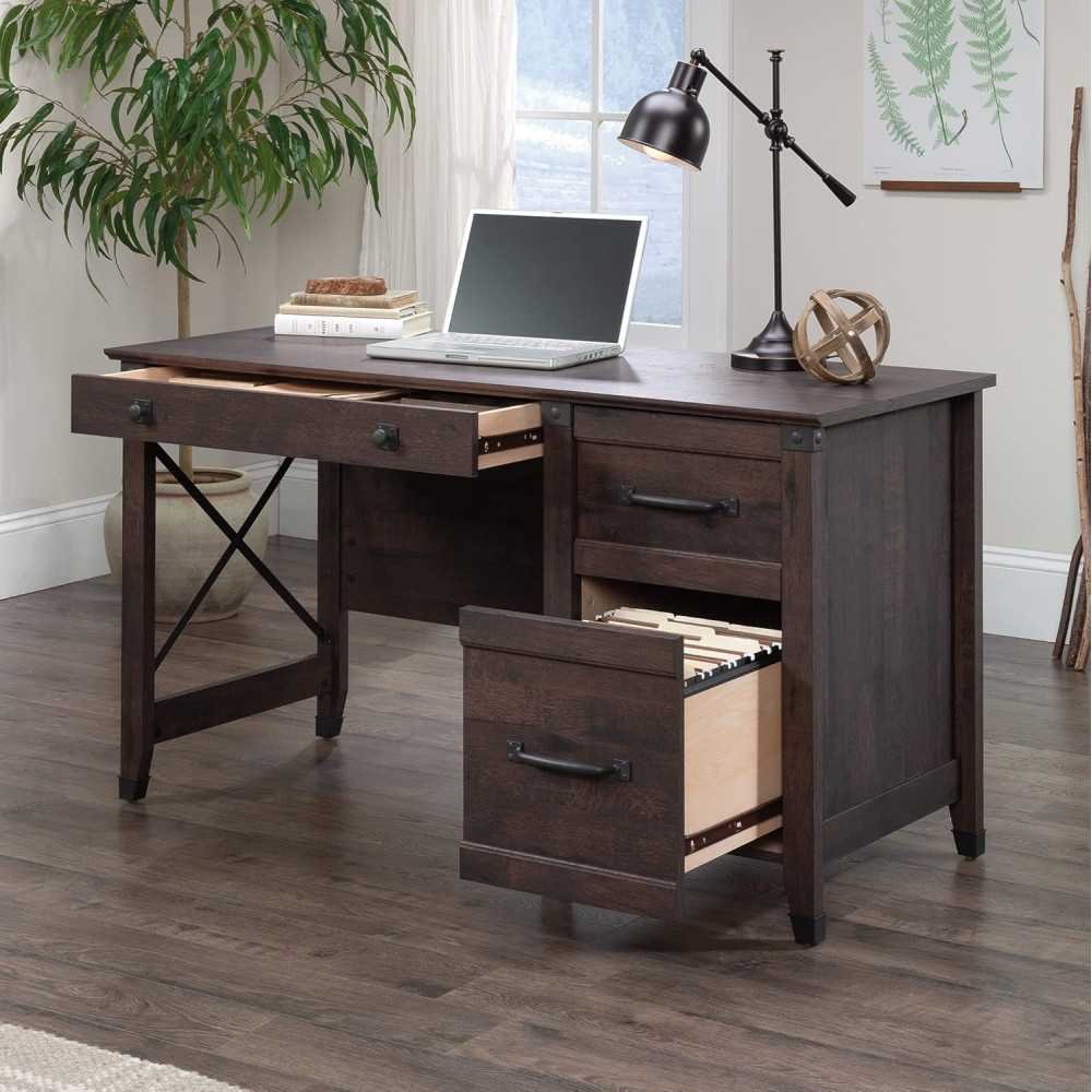 Forge Vintage Office Desk for Home Office with Drawers | TekChoice Electronics