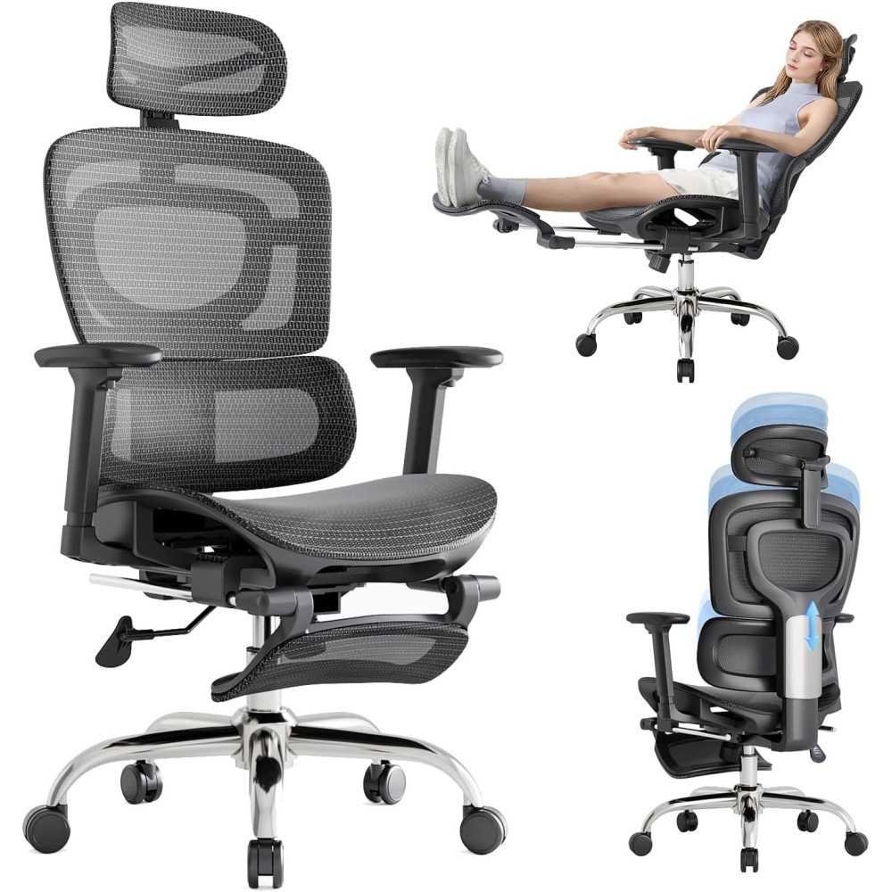 Ergonomic Mesh Swivel Chair for Students and Working Adults | TekChoice Electronics