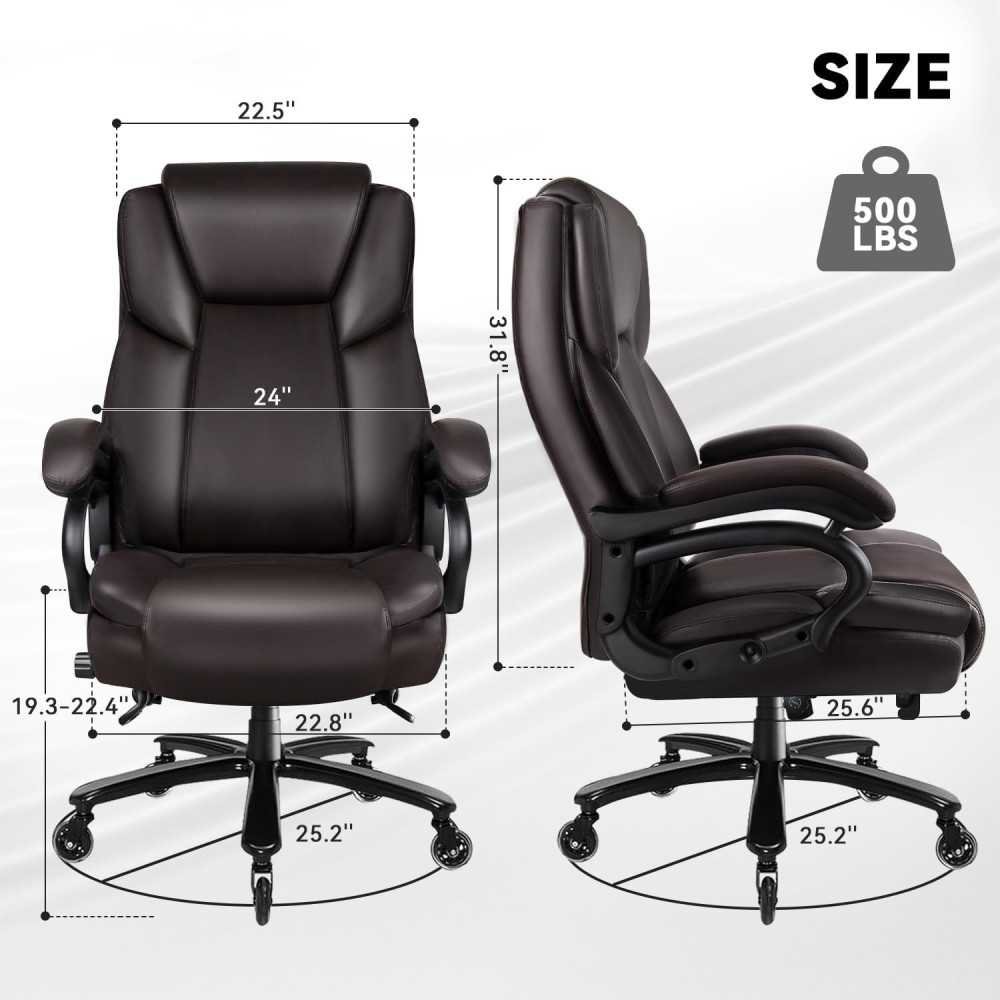 Big and Tall Office Chair 500lbs for Maximum Comfort and Support | TekChoice Electronics