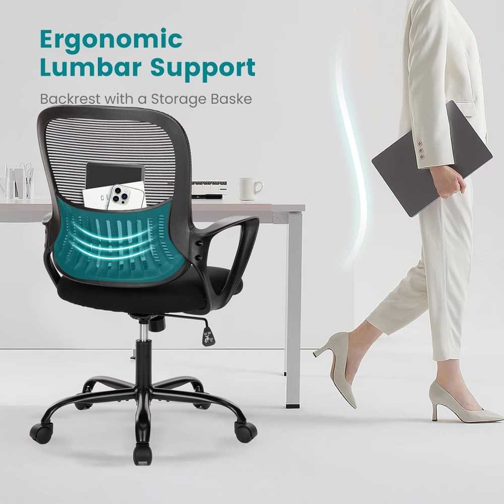 Ergonomic Mesh Swivel Chair for Students and Working Adults | TekChoice Electronics