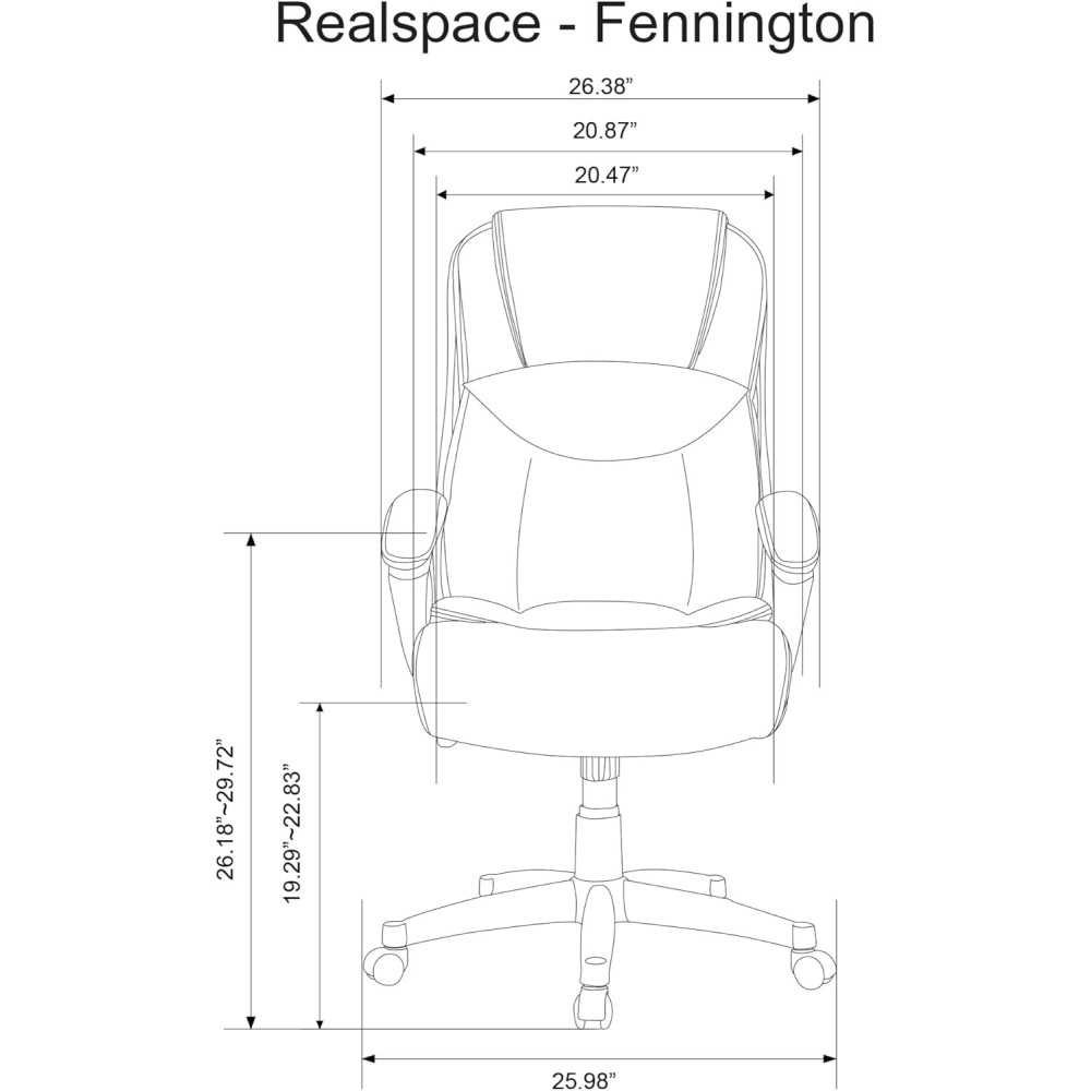 Fennington Bonded Leather High-Back Office Chair | TekChoice Electronics