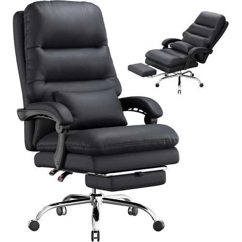 Best Big and Tall Ergonomic Office Chair with Foot Rest & Lumbar Support | TekChoice Electronics