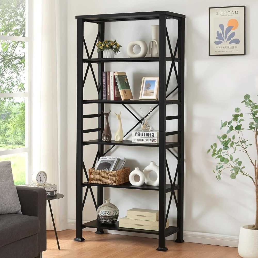 Set of Two Industrial Bookcases with Doors for Your Home or Office Space | TekChoice Electronics