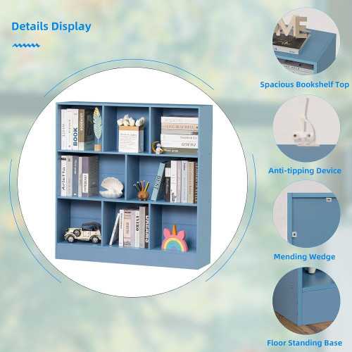 3 Tier Modern Wood Bookshelf for Every Room | TekChoice Electronics