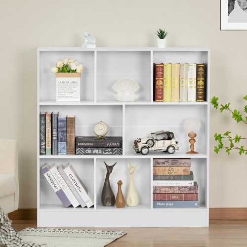 3 Tier Modern Wood Bookshelf for Every Room | TekChoice Electronics