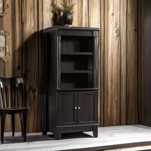 Palladia Library Bookcase with Doors for Elegant Storage Solutions | TekChoice Electronics