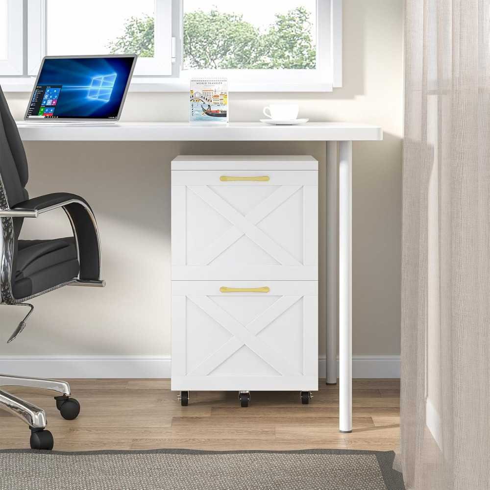 Farmhouse Chic Wooden File Cabinet for Home Offices | TekChoice Electronics