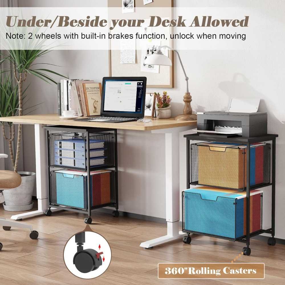 Rolling File Cabinet Cart for Home Offices | TekChoice Electronics