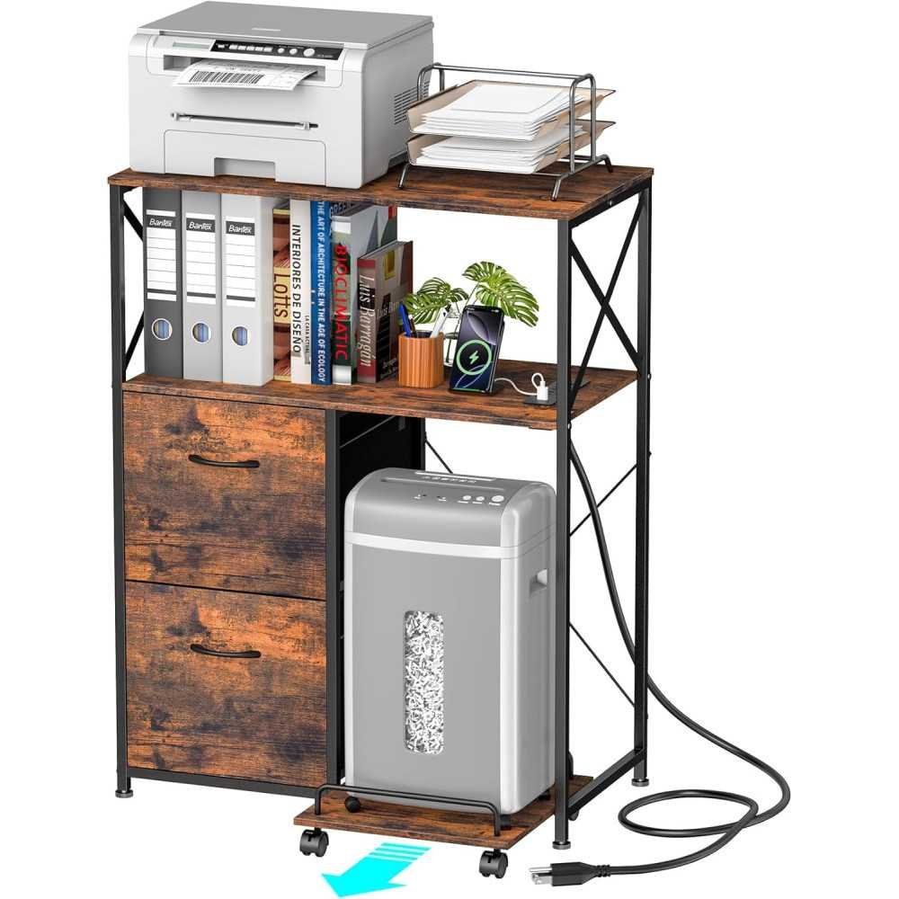 Farmhouse Chic Wooden File Cabinet for Home Offices | TekChoice Electronics