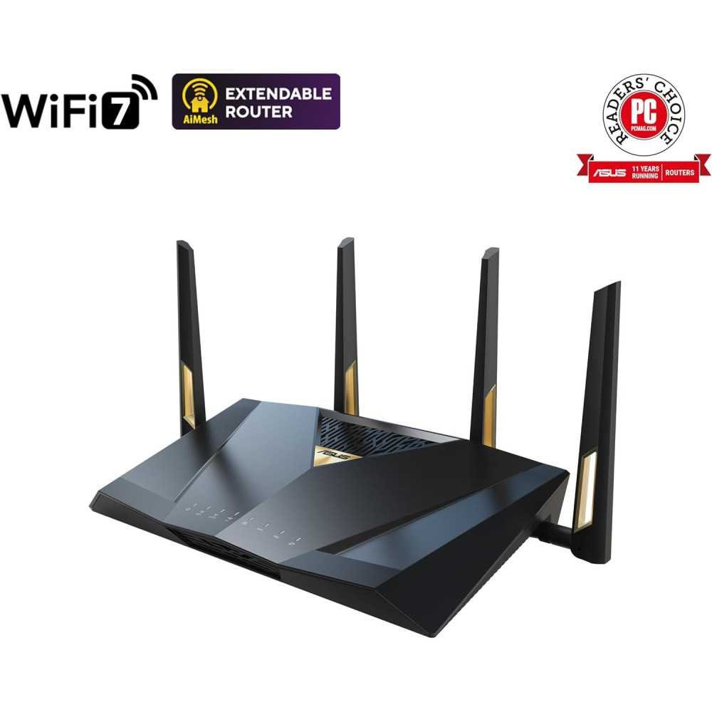 RT-BE88U Dual-Band WiFi 7 AiMesh Router with Top-Notch Performance and Robust Security Features | TekChoice Electronics